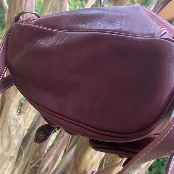 Natural Leather Handmade in Italy Backpack in Rich Mahogany main image 9